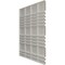 Ekena Millwork 19 5/8in. W x 19 5/8in. H Stacked EnduraWall Decorative 3D Wall Panel Covers 2.67 Sq. Ft. WP20X20SDGBW - alternate 4